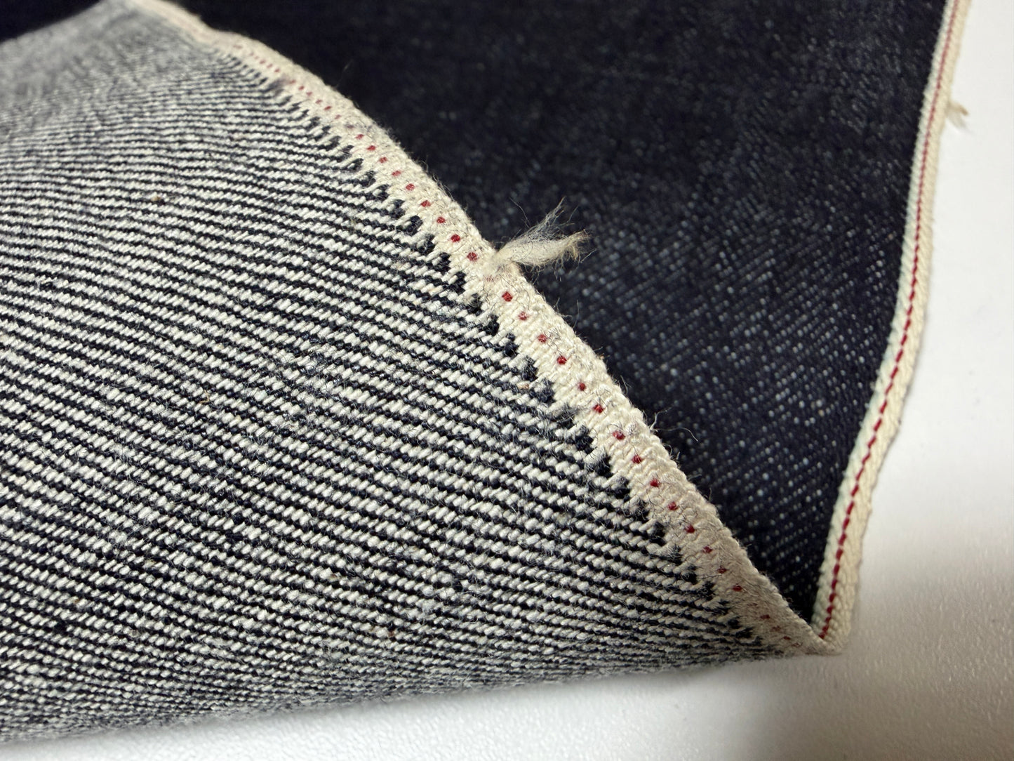 Okayama Denim | 15.25 oz Indigo Red Selvage Japanese Blue Fabric