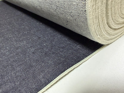 Okayama Denim | 13.5 oz Indigo Nep Selvage Denim Japanese Blue Fabric