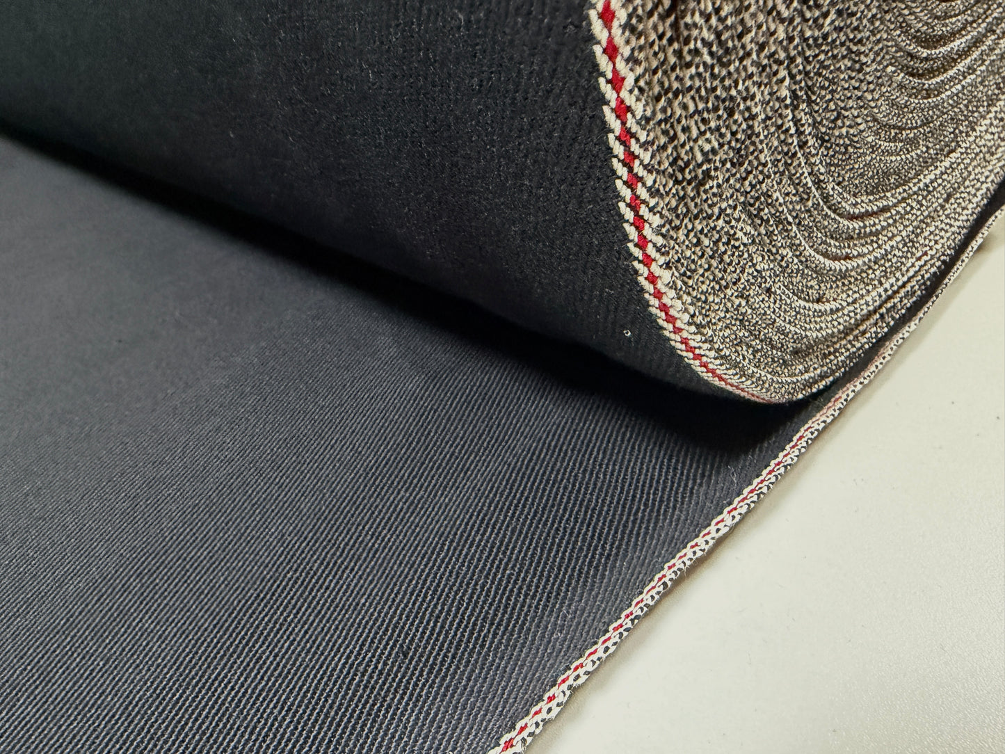 Okayama Denim | 20.5 oz "Bold Twill" Double-Sided Black Selvage Denim