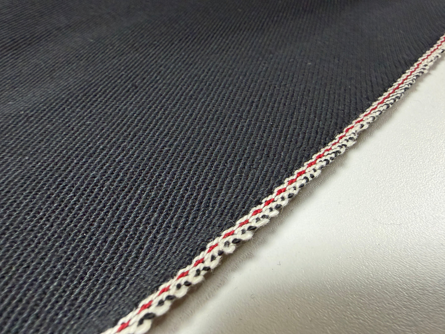 Okayama Denim | 20.5 oz "Bold Twill" Double-Sided Black Selvage Denim