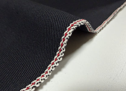 Okayama Denim | 20.5 oz "Bold Twill" Double-Sided Black Selvage Denim