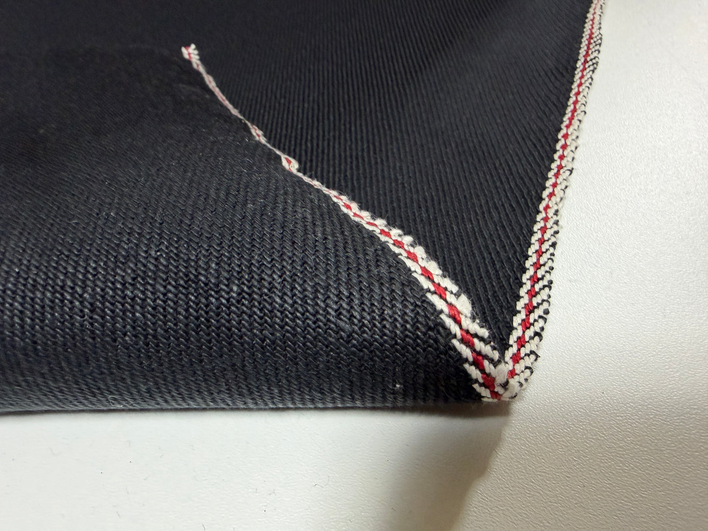 Okayama Denim | 20.5 oz "Bold Twill" Double-Sided Black Selvage Denim