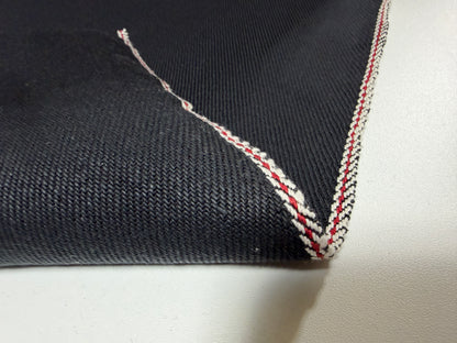 Okayama Denim | 20.5 oz "Bold Twill" Double-Sided Black Selvage Denim