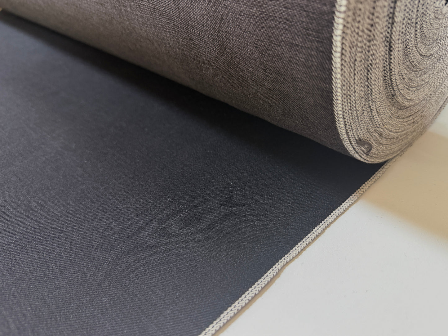 Okayama Denim | 13.7 oz Black x Gray Japanese Selvage Denim