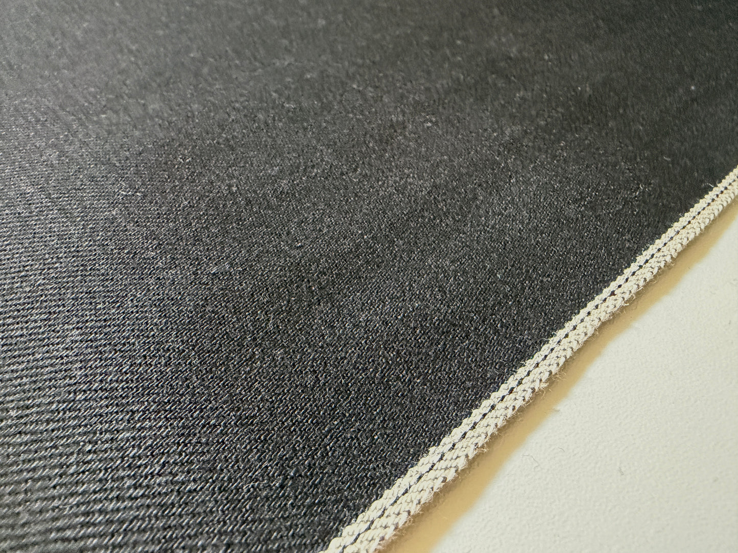 Okayama Denim | 13.7 oz Black x Gray Japanese Selvage Denim