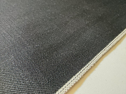 Okayama Denim | 13.7 oz Black x Gray Japanese Selvage Denim