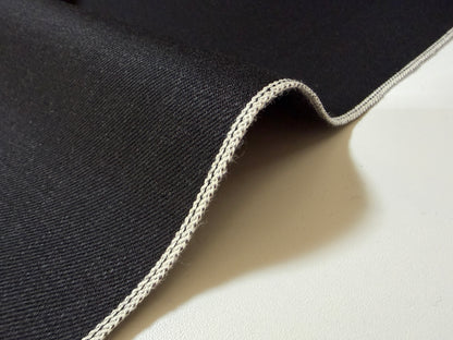 Okayama Denim | 13.7 oz Black x Gray Japanese Selvage Denim