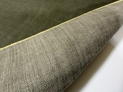 Okayama Denim | 11.5 oz olive Selvage denim Yellow ID