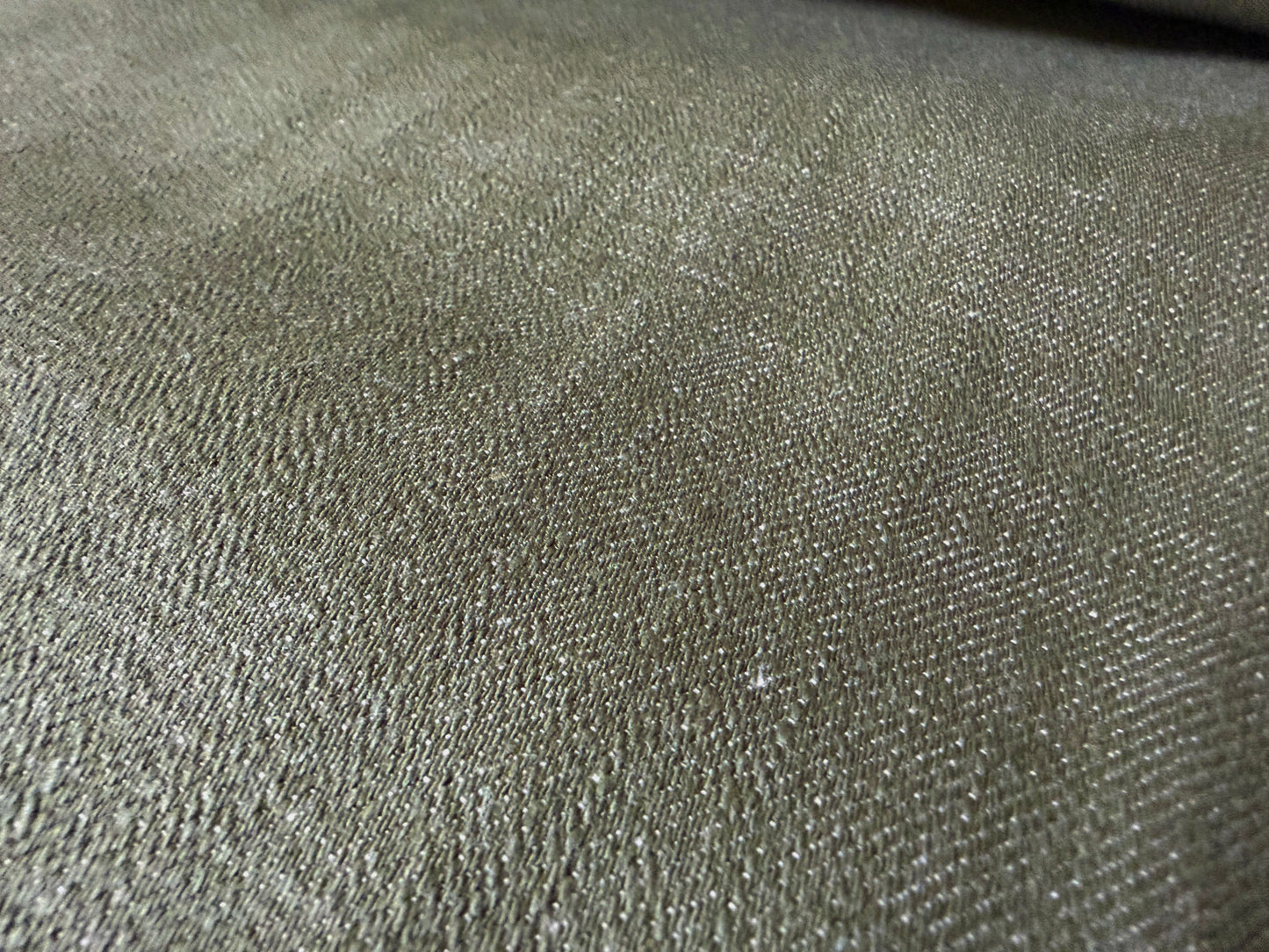 Okayama Denim | 11.5 oz olive Selvage denim Yellow ID