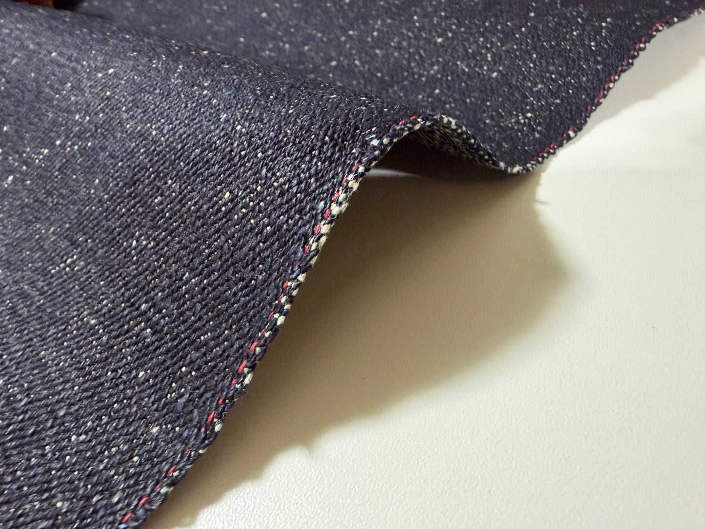 Okayama Denim | 18.8 oz Heavy Ounce Indigo Nep Selvage Denim Japanese Blue Fabric