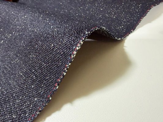 Okayama Denim | 18.8 oz Heavy Ounce Indigo Nep Selvage Denim Japanese Blue Fabric