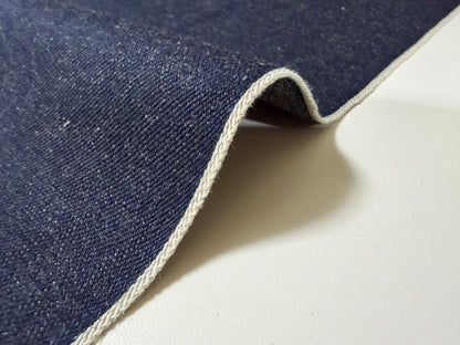 Okayama Denim | 13.5 oz Japanese Indigo x Light Beige Selvage Fabric