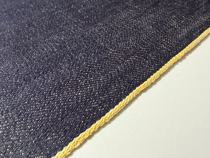 Okayama Denim | 12.7 oz Japanese Indigo Slubby Denim Yellow Selvage