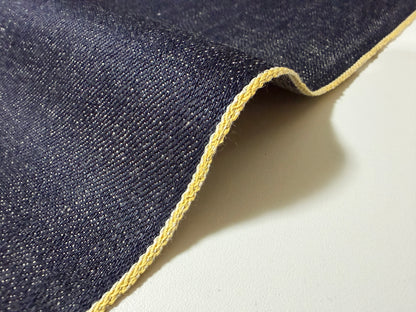 Okayama Denim | 12.7 oz Japanese Indigo Slubby Denim Yellow Selvage