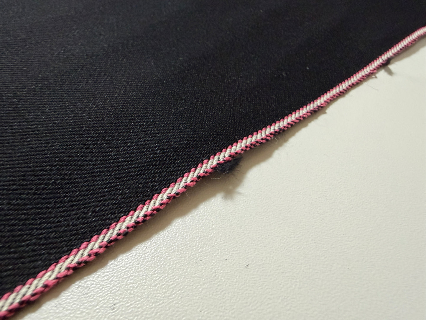 Okayama Denim | 16 oz Double-sided Black w/ Pink Selvage