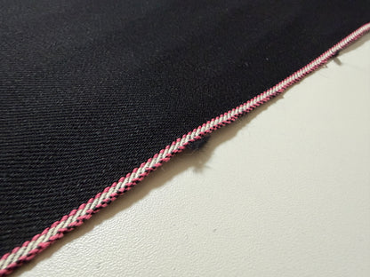 Okayama Denim | 16 oz Double-sided Black w/ Pink Selvage
