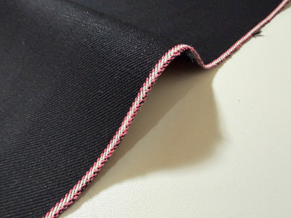 Okayama Denim | 16 oz Double-sided Black w/ Pink Selvage