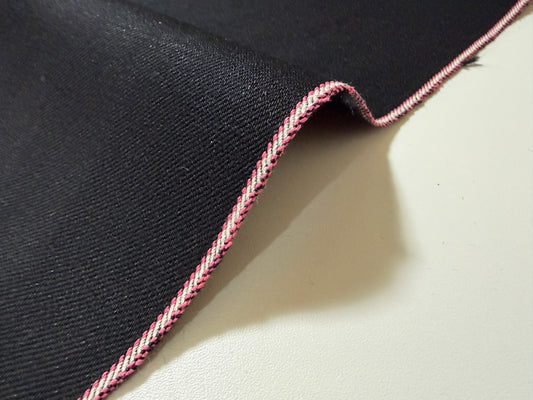 Okayama Denim | 16 oz Double-sided Black w/ Pink Selvage