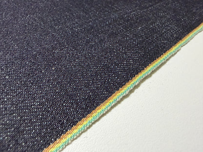 Okayama Denim | 14 oz Indigo Triple Color Selvage Line Japanese Blue Fabric