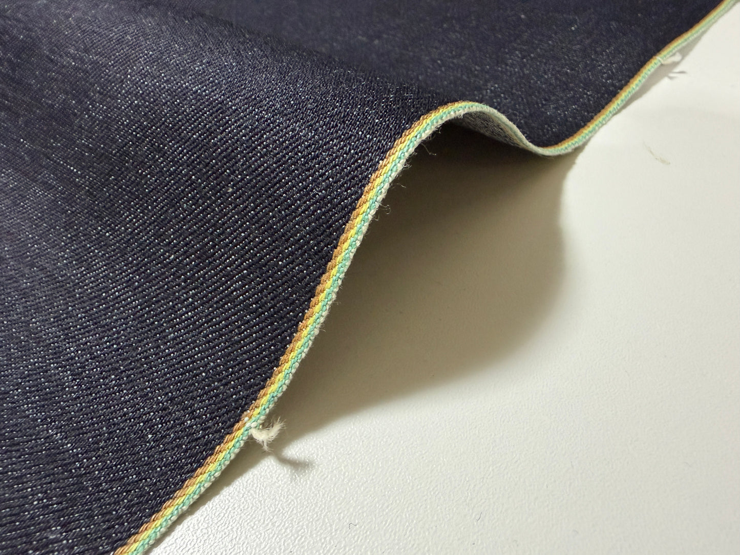 Okayama Denim | 14 oz Indigo Triple Color Selvage Line Japanese Blue Fabric