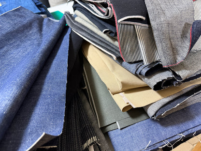 Okayama Denim | Premium Japanese Denim Scrap Box (5 kg)