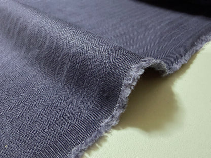 Okayama Fabric | 11 oz Purplish Japanese Cotton Herringbone By Yard