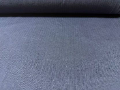 Okayama Fabric | 11 oz Purplish Japanese Cotton Herringbone By Yard