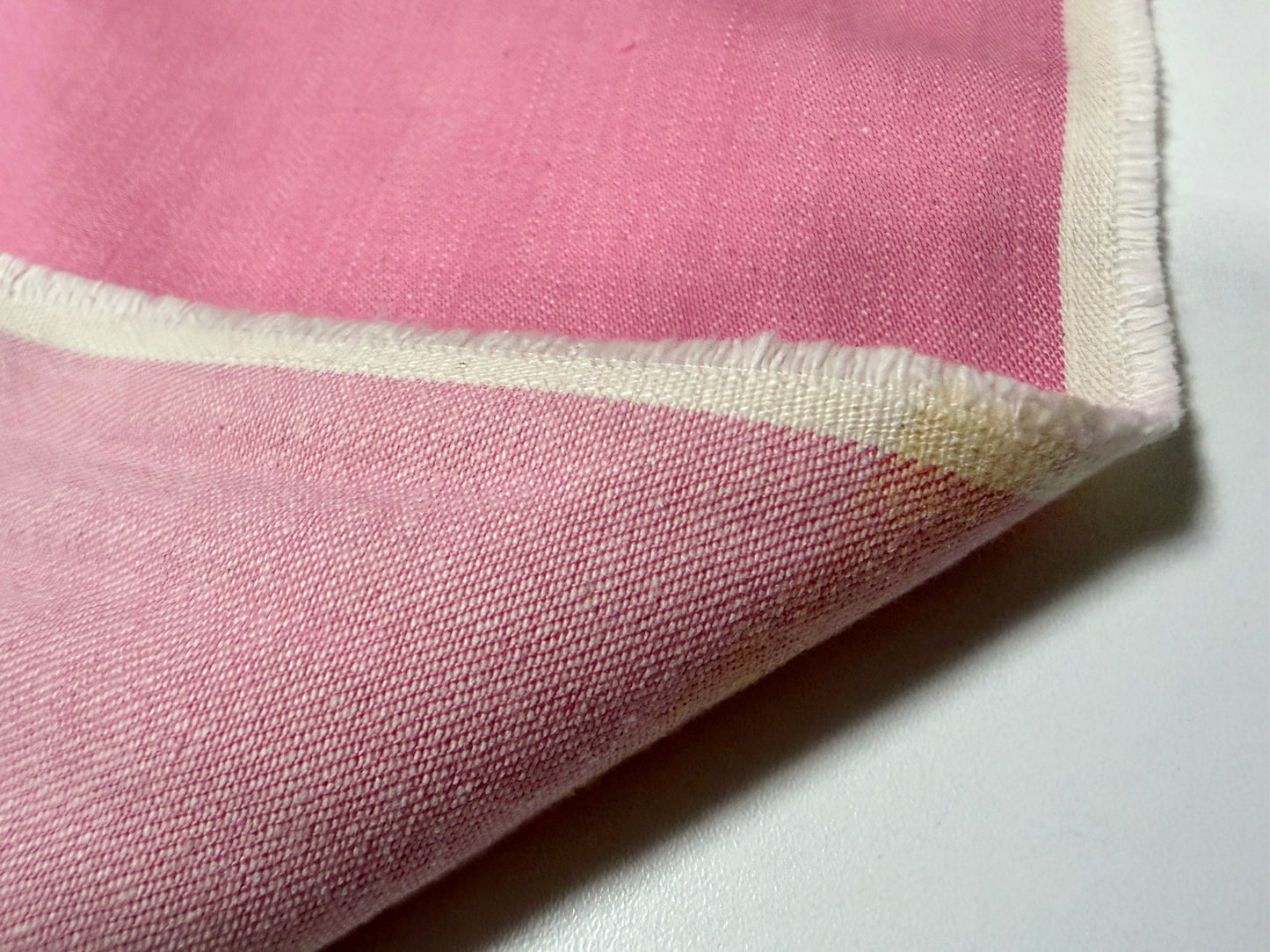 Okayama Denim | Rare 8 oz Japanese Pink Denim Fabric By Yard