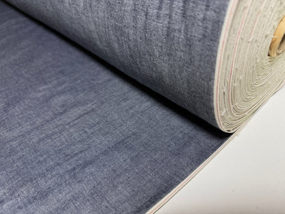 Okayama Fabric | 4.5 oz Japanese Gray selvage chambray By The Yard