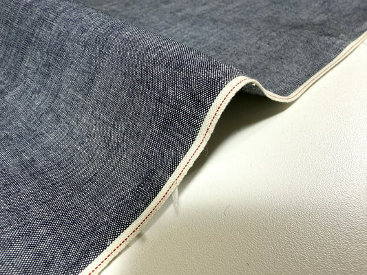Okayama Fabric | 4.5 oz Japanese Gray selvage chambray By The Yard
