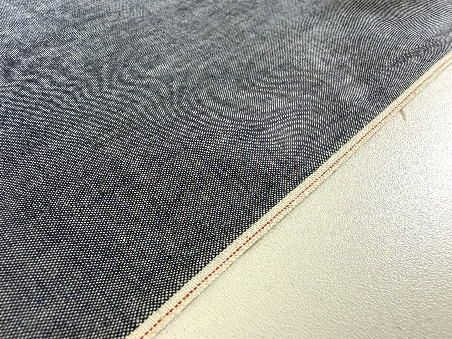 Okayama Fabric | 4.5 oz Japanese Gray selvage chambray By The Yard