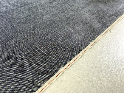 Okayama Fabric | 4.5 oz Japanese Gray selvage chambray By The Yard