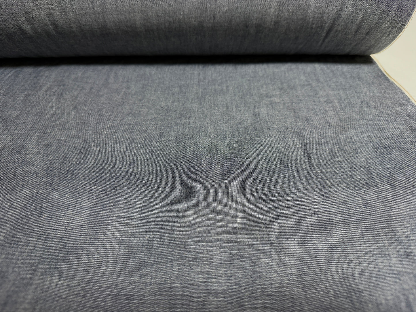 Okayama Fabric | 4.5 oz Japanese Gray selvage chambray By The Yard