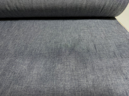 Okayama Fabric | 4.5 oz Japanese Gray selvage chambray By The Yard