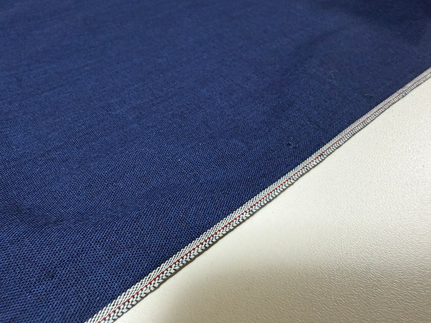 Okayama Fabric | 4.5 oz Japanese Deep indigo selvage chambray By The Yard