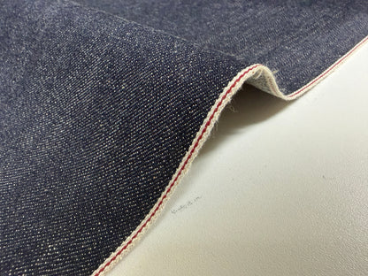 Okayama Denim | 13.75 oz Indigo Japanese denim Fabric Red Selvage