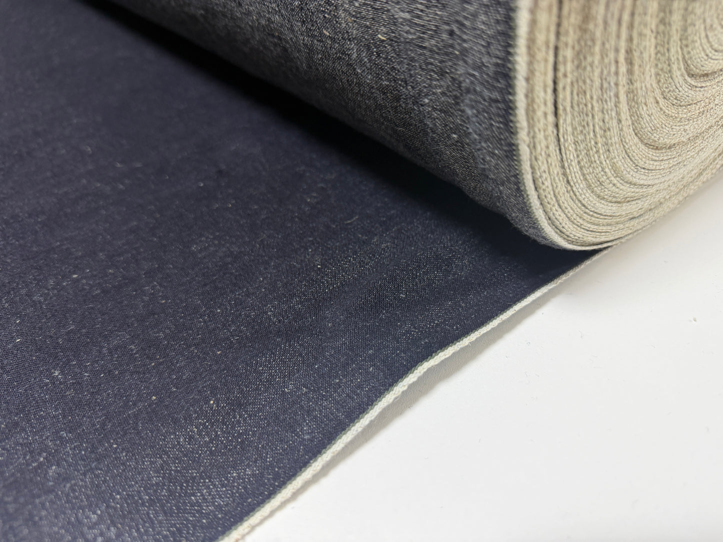 Okayama Denim | 11 oz Double Selvage Line Indigo Denim By The Yard