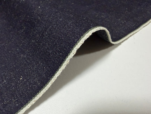 Okayama Denim | 11 oz Double Selvage Line Indigo Denim By The Yard