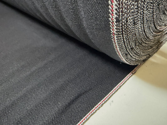 Okayama Denim | 12 oz Double-sided Black Japanese Selvage Fabric