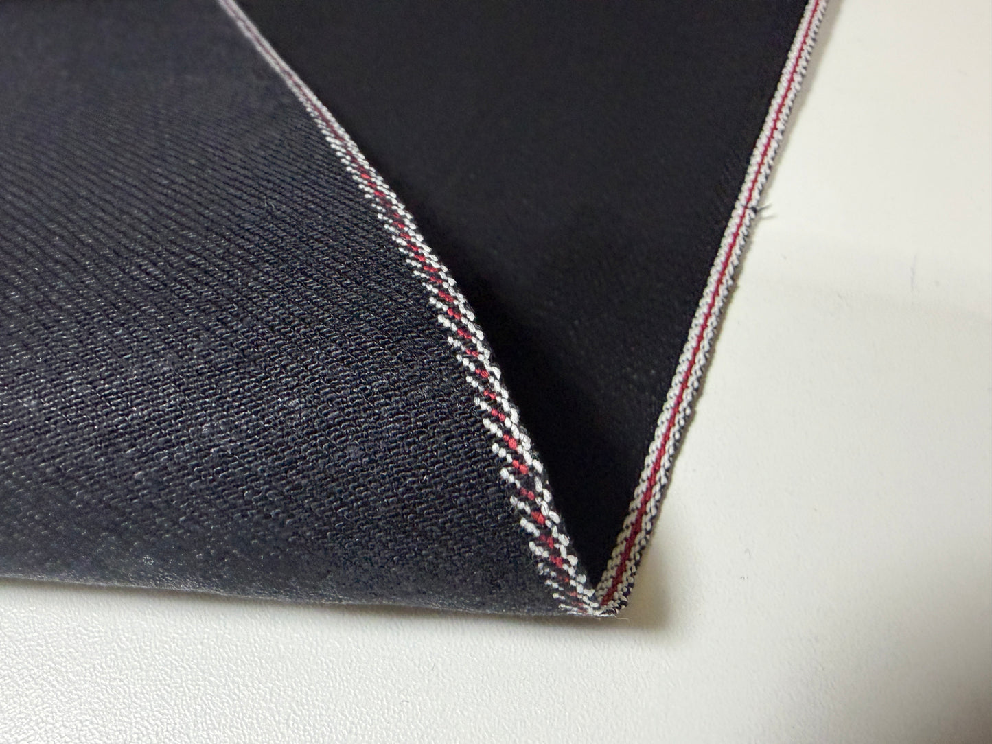 Okayama Denim | 12 oz Double-sided Black Japanese Selvage Fabric