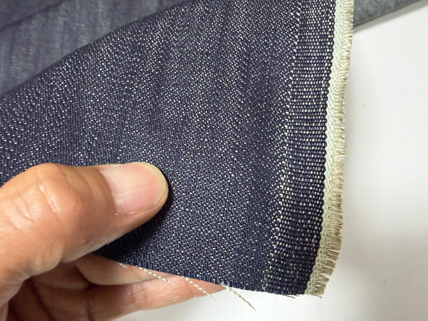 Okayama Denim | 12.7 oz Double Width Indigo Japanese denim Fabric Yard