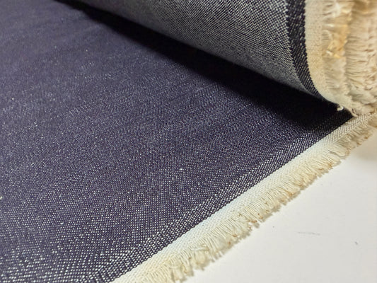 Okayama Denim | 10.3 oz Double Width Indigo Japanese denim Fabric Yard
