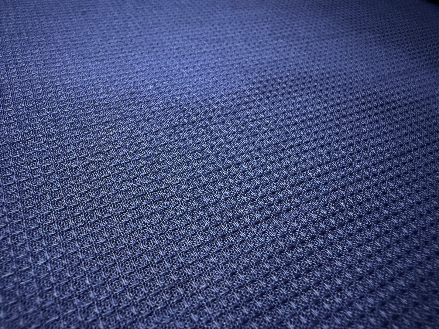 Okayama Fabric | 5.8 oz Indigo Cotton Waffle Fabric By The Yard