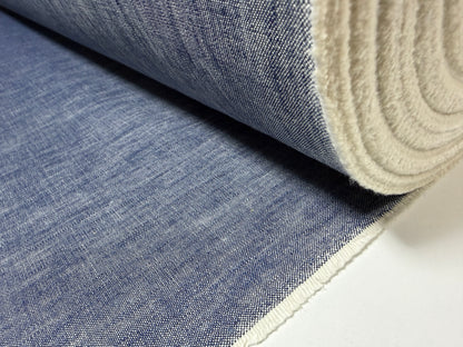 Okayama Fabric | 13 oz Indigo Cotton Heavy Oxford Fabric By The Yard