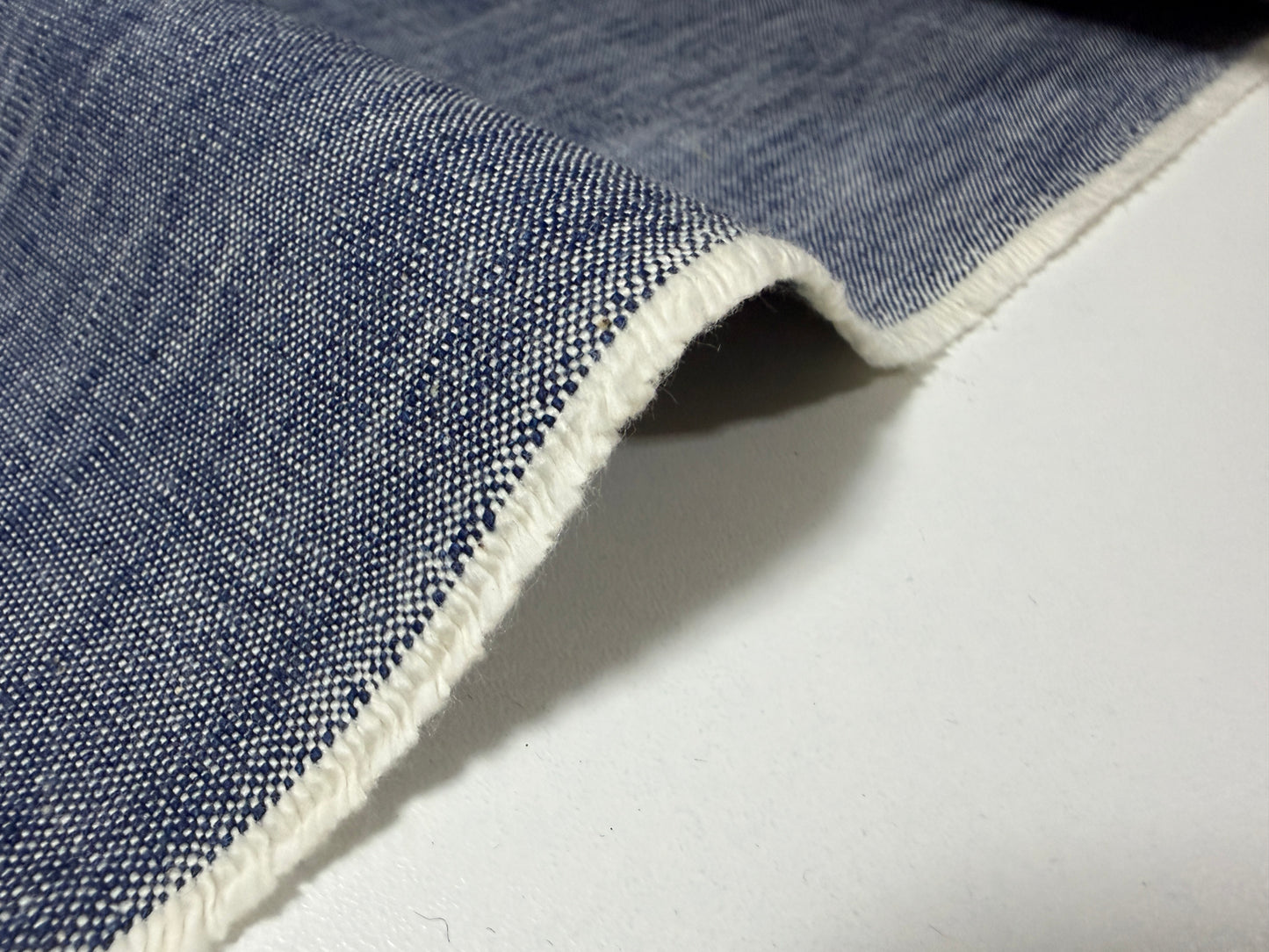 Okayama Fabric | 13 oz Indigo Cotton Heavy Oxford Fabric By The Yard