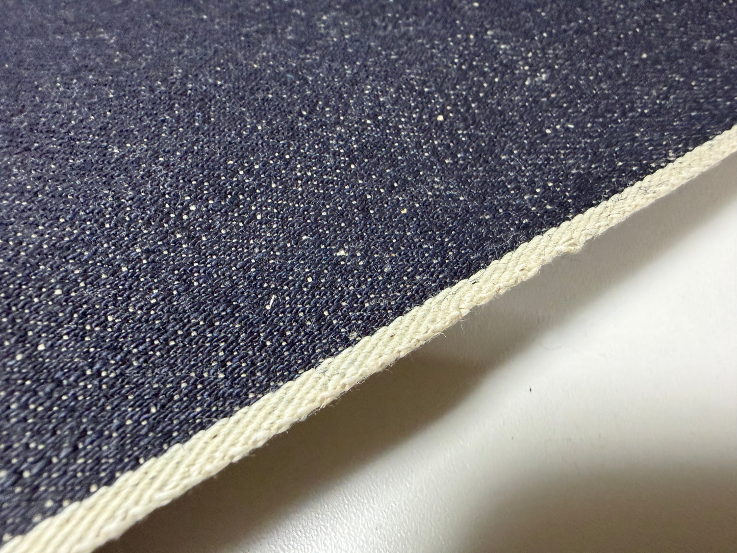 Okayama Denim | 15 oz Indigo Nep Selvage Denim Japanese Blue Fabric