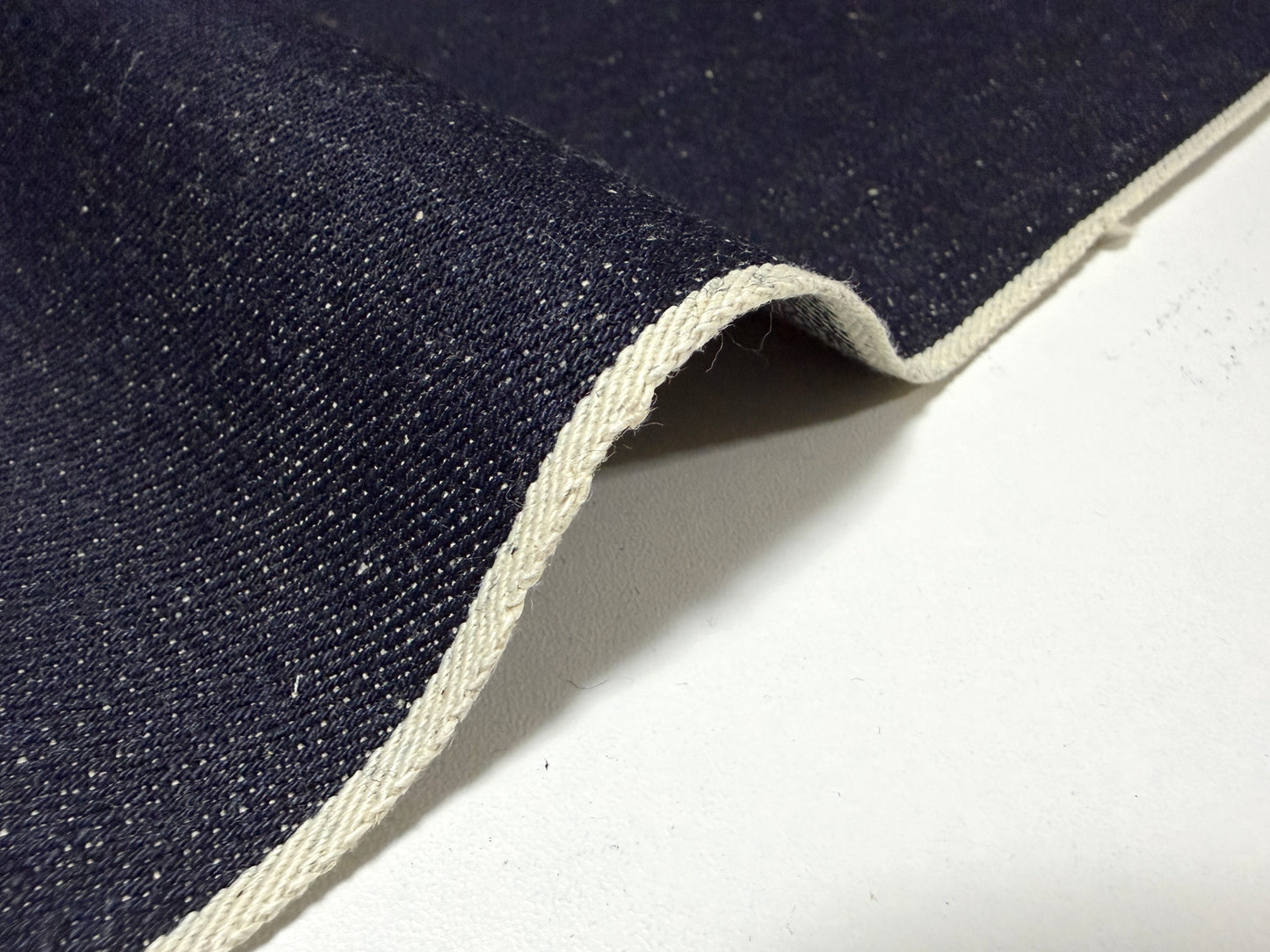 Okayama Denim | 15 oz Indigo Nep Selvage Denim Japanese Blue Fabric