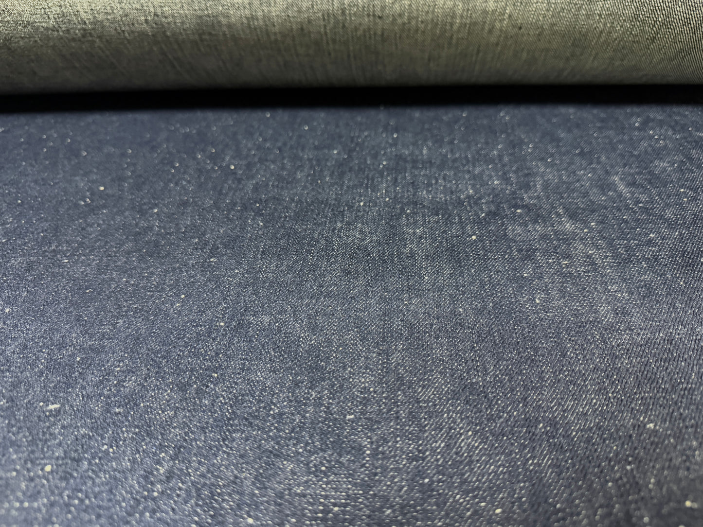 Okayama Denim | 15 oz Indigo Nep Selvage Denim Japanese Blue Fabric