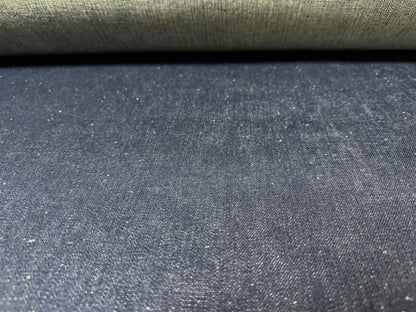 Okayama Denim | 15 oz Indigo Nep Selvage Denim Japanese Blue Fabric