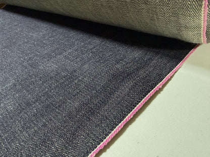 Okayama Denim | 13 oz Japanese Indigo Slubby Denim Pink Selvage